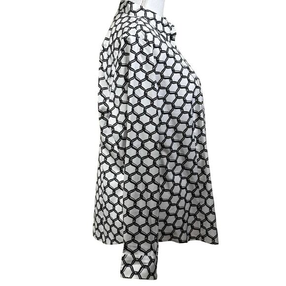 Talbots button front top, office, traditional, classic, bold, preppy, minimalist - Picture 2 of 8